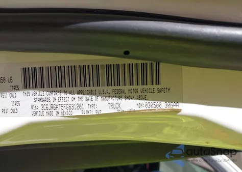 2015 Ram 1500 Express from USA, damaged, VIN 3C6JR6AT5FG631201